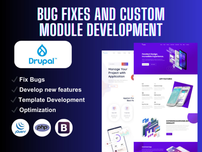 I will create a custom module or fix any type of drupal 7, 8, 9, 10 bugs