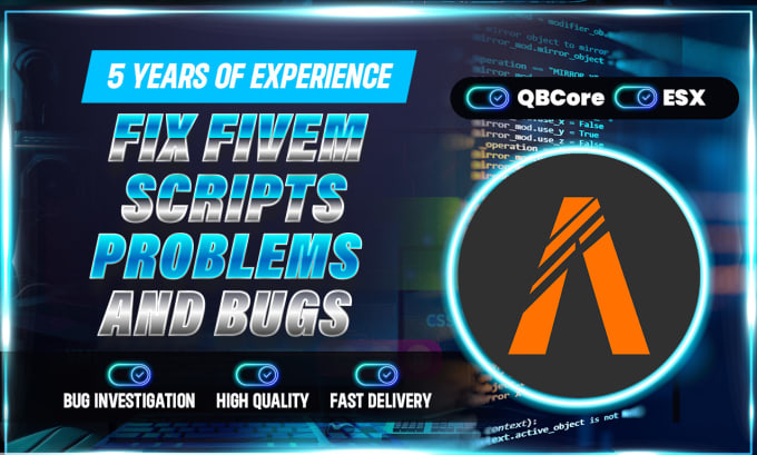 I will fix fivem scripts problems and bugs